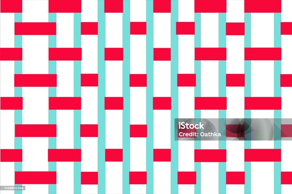 Waing Pattern Vector Weaving Pattern Illustration Stock Illustration - Download Image Now ...