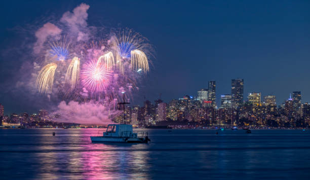 istock fireworks with cityscape in the background 1438814108