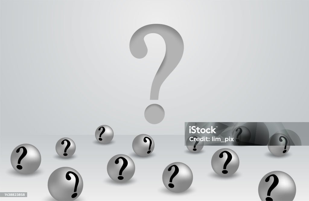 Question Mark On White Background Vector Stock Illustration - Download ...
