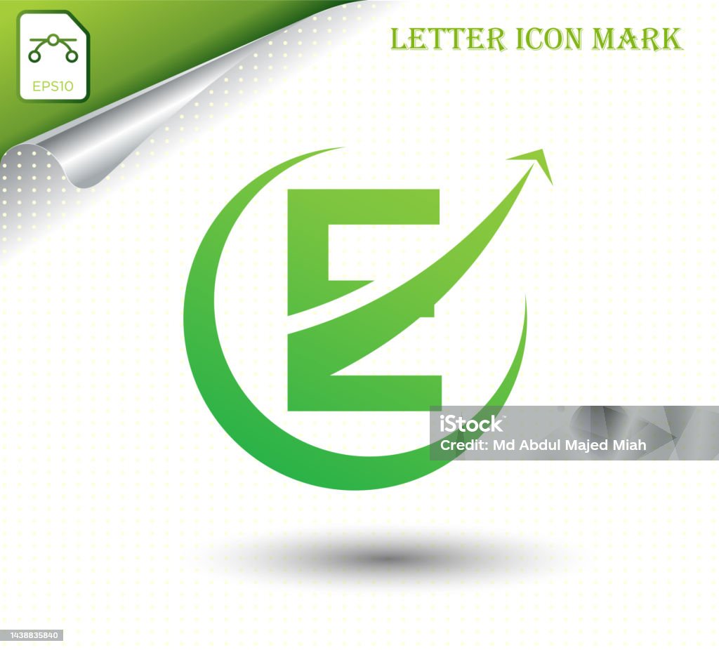 E Abstract Vector Abstract Letter E Logo Design Template Stock Illustration - Download ...