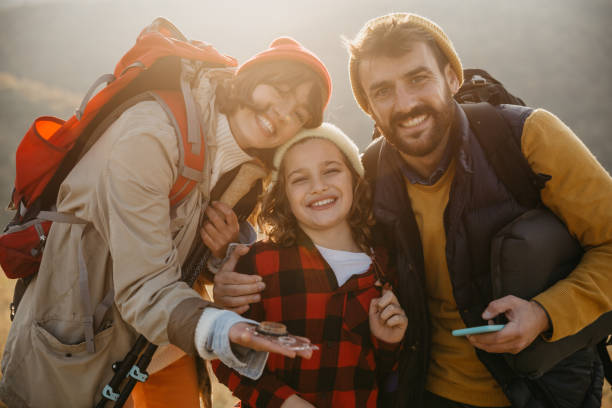 istock Say Family Hiking time 1438836110