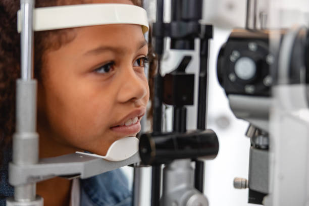 istock An Optometrist Checking Young Girl's Vision With Trial Frame 1438856914
