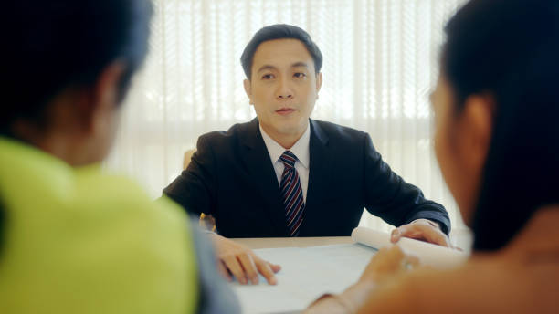 istock Engineer and Marketing Talking to Business Customer 1438866337