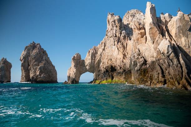 istock Cabo San Lucas Arch on the Pacific Ocean with blue waters 1438869404