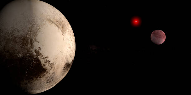 istock 50000 Quaoar, dwarf planet, orbiting near Pluto planet. 3d render 1438869757