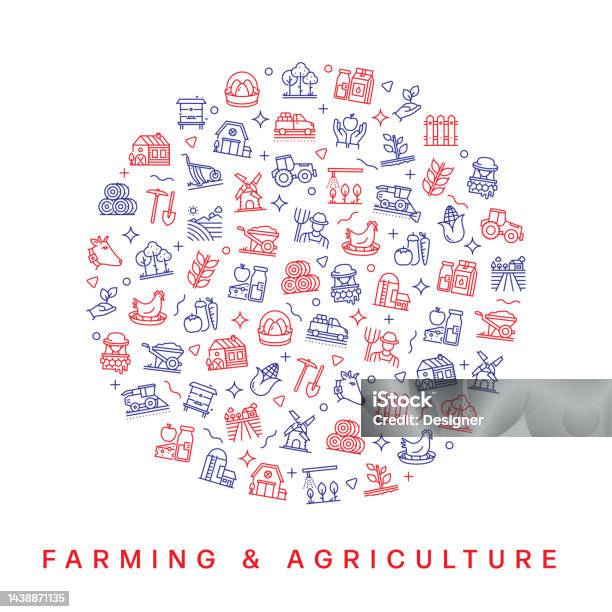 Pattern For Farming Farming And Agriculture Related Pattern Design Modern Line Style Design ...