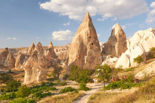 istock Rock formations in Rose valley Capadoccia in Goreme, Turkey 1438871322