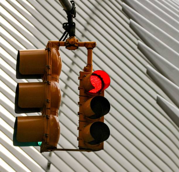 istock Traffic light in New York City 1438873062