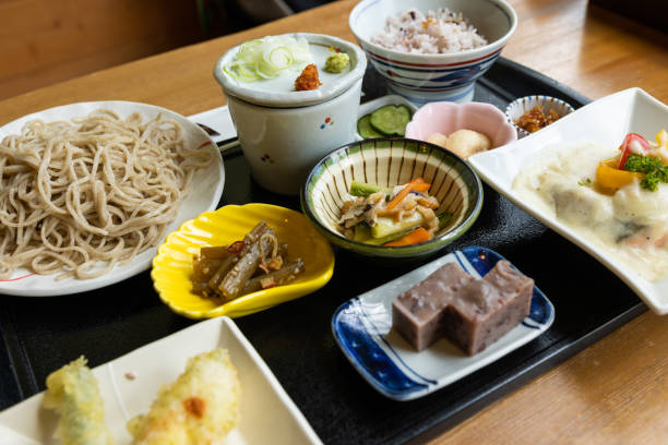 istock A soba lunch set at a typical soba restaurant in Japan 1438877315