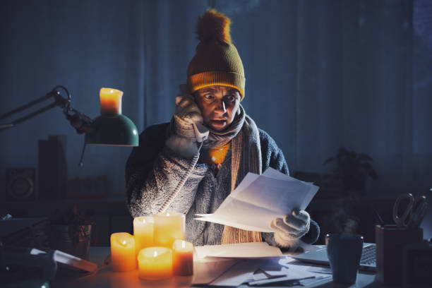 istock Woman calling the energy supplier and making a complaint 1438881028