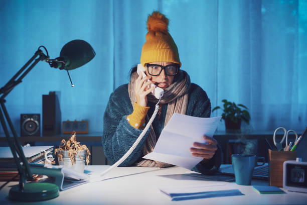 istock Shocked woman checking utility bills 1438881849