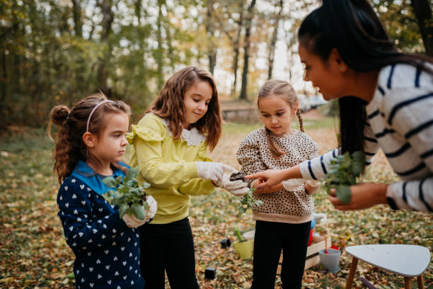 istock Gardening with teachers 1438887011