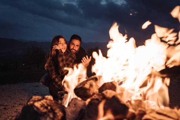 istock lovers spending quality time in front of the fire 1438893540