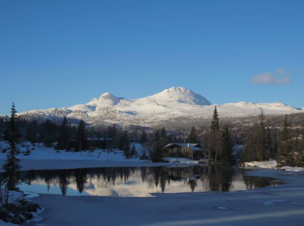 istock Winter at Gaustatoppen in Telemark, Norway 1438901900