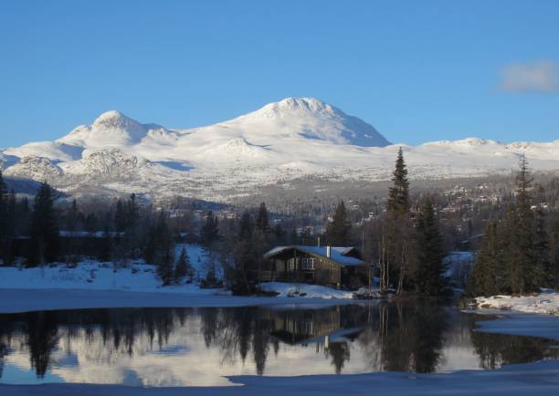 istock Winter at Gaustatoppen in Telemark, Norway 1438901919