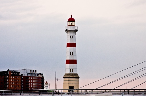 A beautiful shot of the Malmö Lighthouse in Sweden