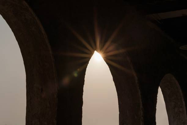 istock Sun flare in Qatar Mark 1438908463