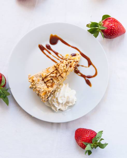 istock Almond Cake with strawberries 1438908792