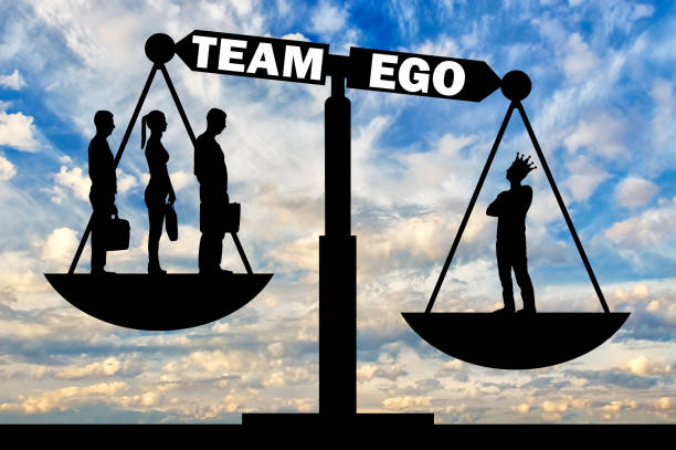 istock Concept of social problems as ego 1438917728