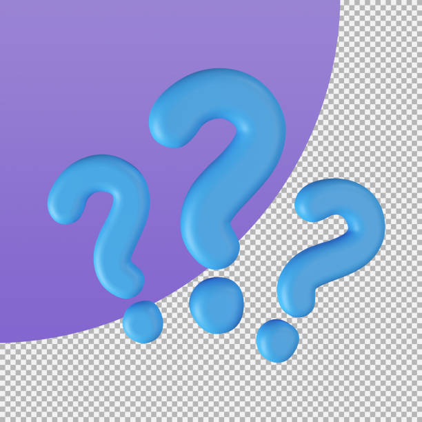 istock question mark icon questioning for answers. 3d illustration with clipping path. 1438918782