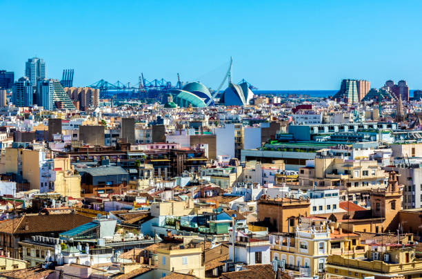 istock Valencia city on a wonderful day 1438923522