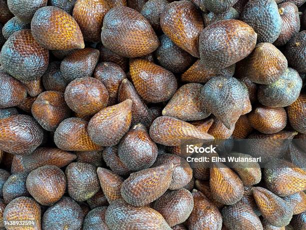 Collection Of Brown Salak Pondoh Fruits Scaly Like Sweet Snakes Some Fruits Put On Wooden Table On Natural Background For Sale In Fruit Shop Stock Photo - Download Image Now