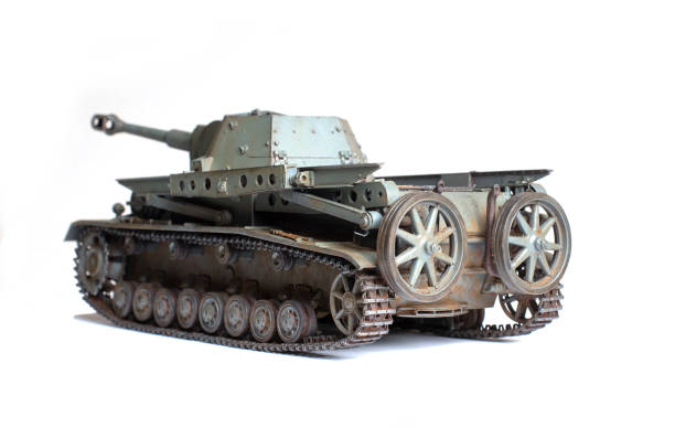 istock Scale model of old vehicle 1438935158