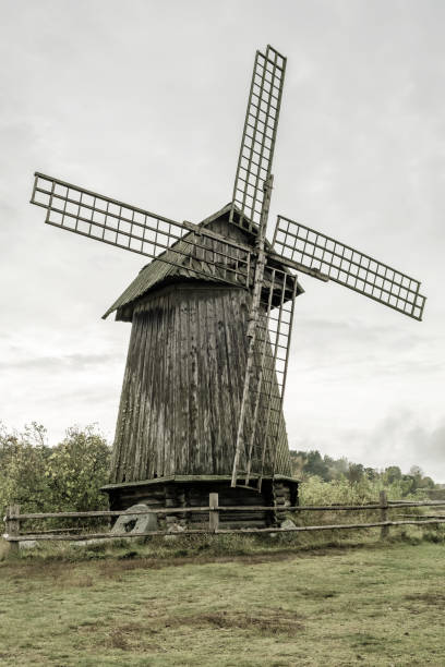 istock Old wooden windmill 1438935750