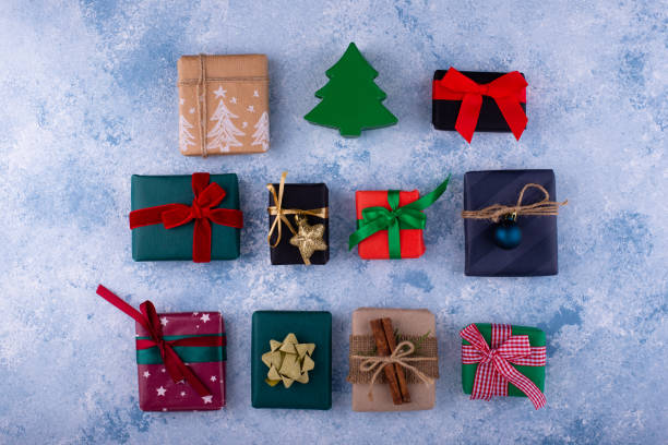 istock Christmas and New Year gift box 1438949428