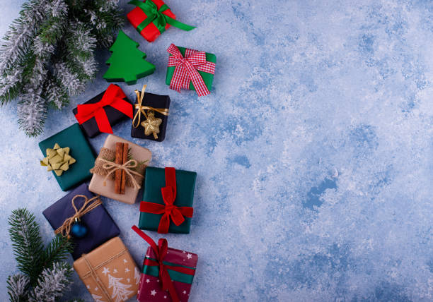 istock Christmas and New Year gift box 1438949449