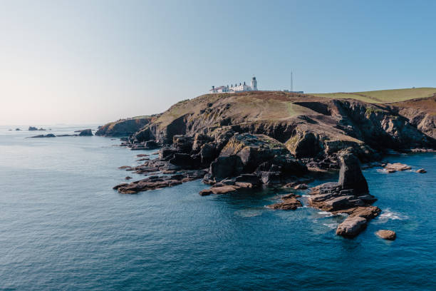Trinity House lighthose on The Lizard Peninsula in Cornwall, UK
