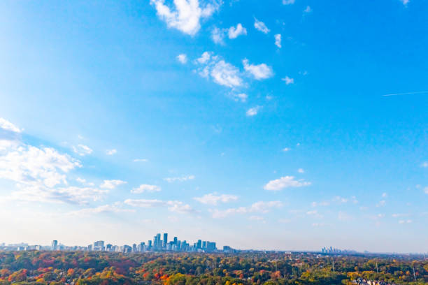 istock Downtown and Rosedale at dusk in Autumn, Toronto, Canada 1438960081