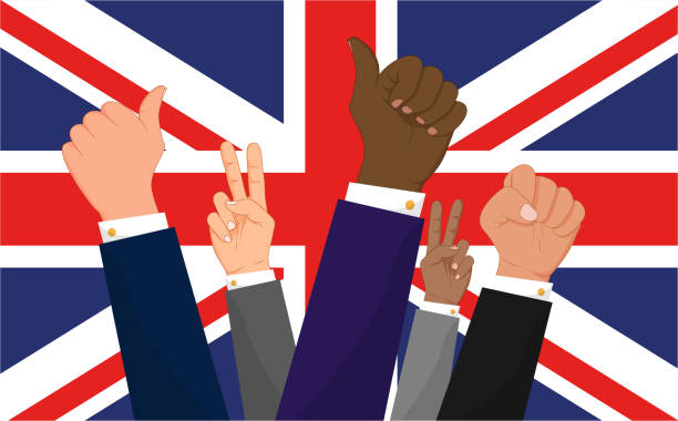 istock The United Kingdom, vote, celebration, satisfaction... 1438960456