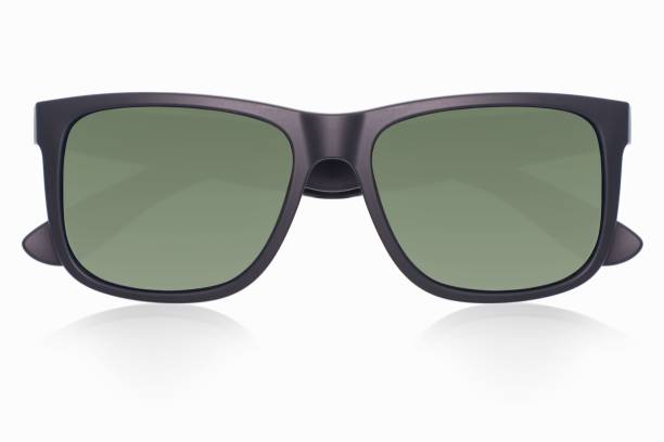 istock Closeup of sunglasses on a white background 1438963592