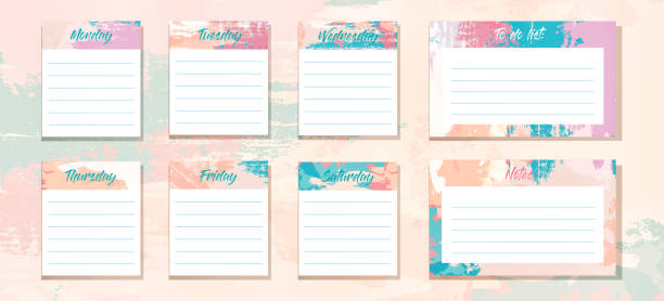 Free Color Calendar Template Clipart In AI SVG EPS Or PSD Page 3