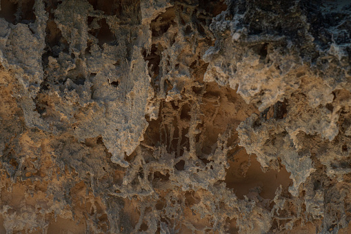 Close up of Stalactite, Rocks and Stone