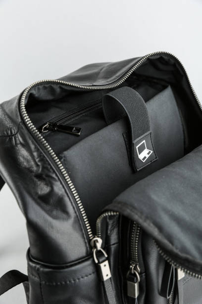 istock Separate padded laptop pocket in backpack 1438966319