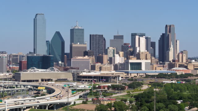 Establishing Shot of Downtown Dallas, TX