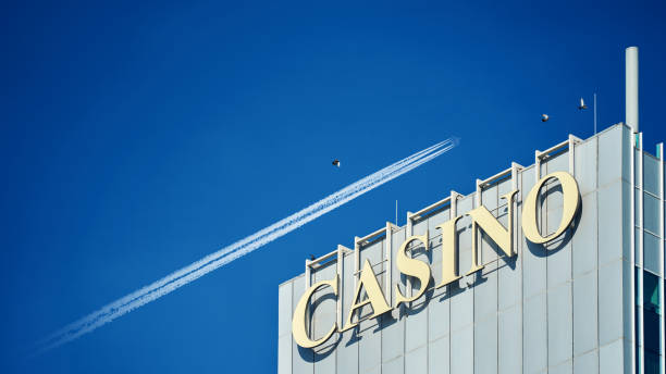 istock Casino building against a blue sky 1438972007
