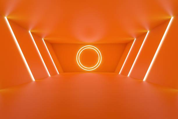 istock Abstract background, mock up scene geometry shape podium for product display 1438973568