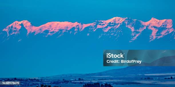 The Peaks Of Mount Timpanogos Stock Photo - Download Image Now - Utah, Mt Timpanogos, Wasatch Mountains