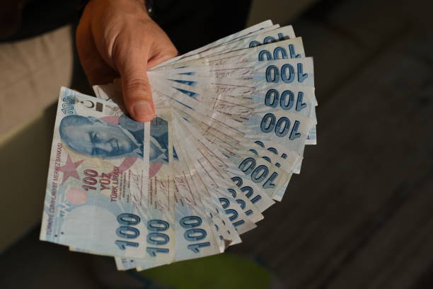 istock Turkish Lira. Money. Banknotes 1438987550