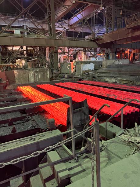 istock Molten Steel Billets 1438991611