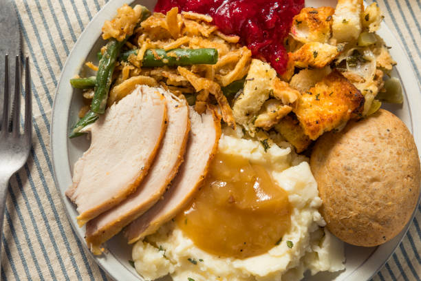 istock Homemade Thanksgiving Turkey Dinner 1438991939