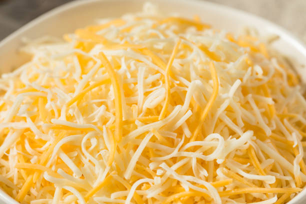 Organic Shredded Mexican Cheese in a Bowl