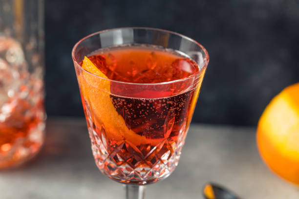 istock Boozy Refreshing Negroni Sbagliato Cocktail 1438993103