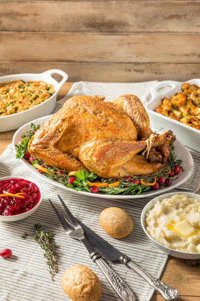 istock Homemade Roasted Turkey for Thanksgiving 1438993145