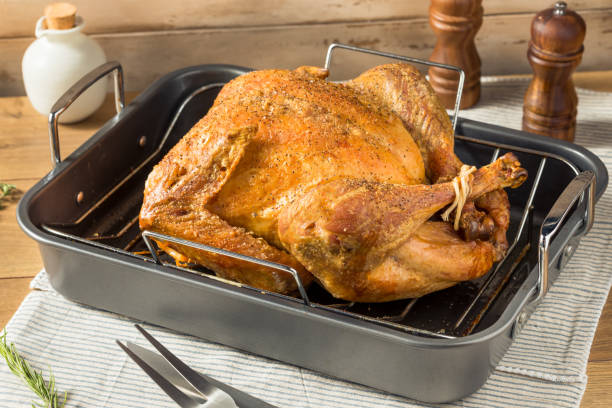 istock Homemade Roasted Turkey for Thanksgiving 1438993227