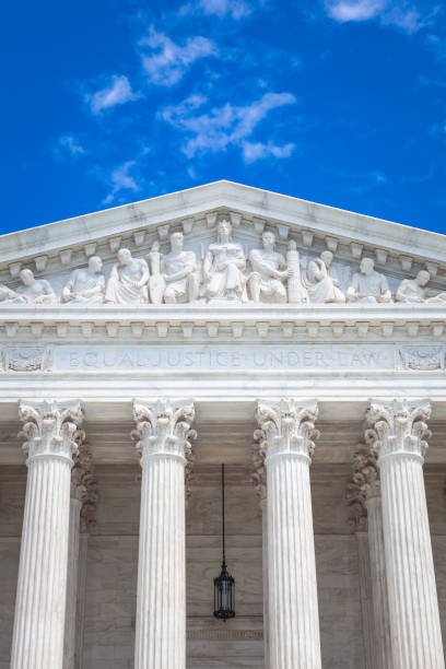 米国最高裁判所ビル - us supreme court corinthian column classical greek ストックフォトと画像