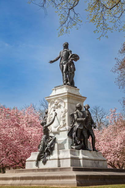 General Marquis de Lafayette Statue in Lafayette Square